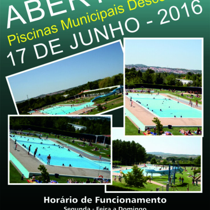 Abertura da piscinas municipais descobertas 1 736 736