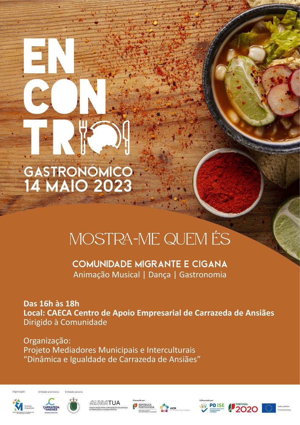 cartaz Encontro Gastron&oacute;mico MMCMCA convite_cartaz