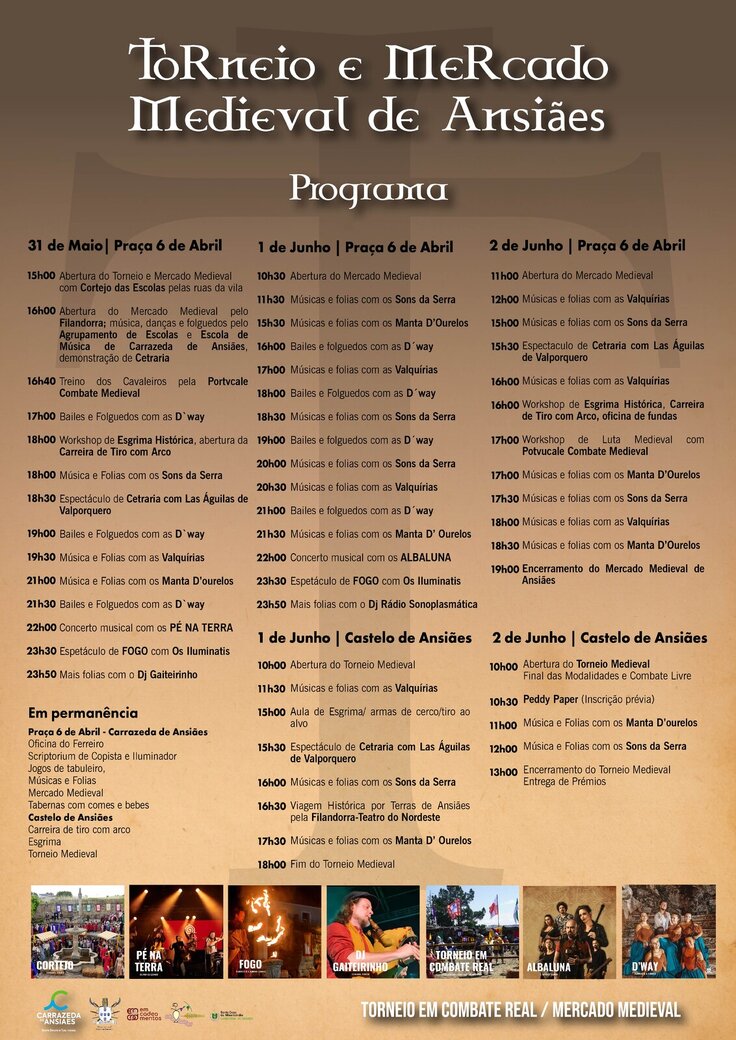 pr&eacute; cartaz Torneio Medieval24_programa