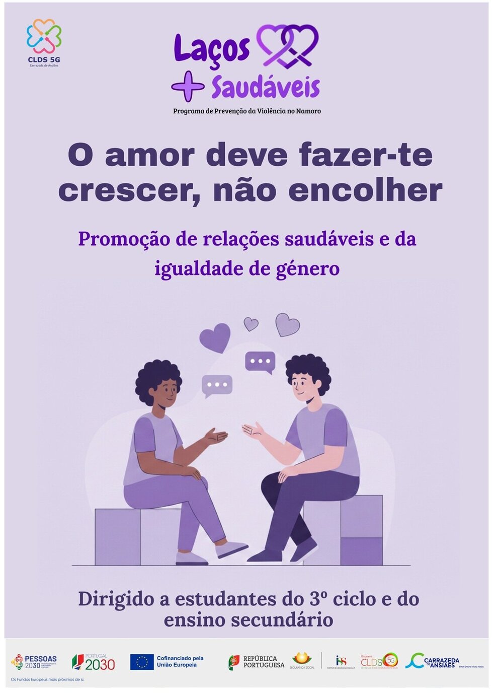 Cartaz - La&ccedil;os+ Saud&aacute;veis