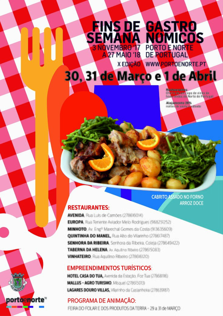 Fins de semana gastronomicos 2018 1 736 2500